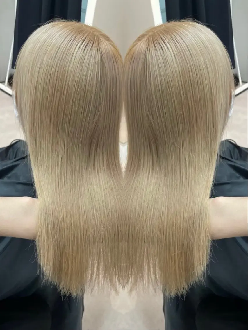 ロング カラー 🩵レイヤー✖︎ 髪質改善🩵リョウヤのヘアスタイル