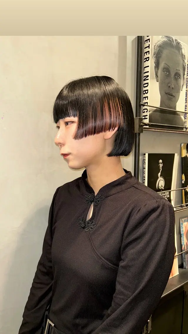 ショート カラー カット ヘアカラー トリートメント タナカ カナ🫧のヘアスタイル