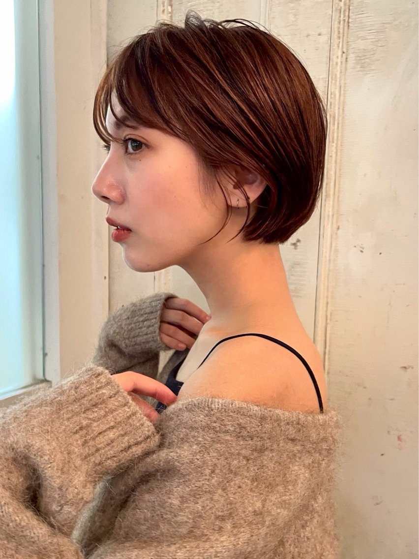 ショート ショートボブ 丸みショート ボブ ショートヘア 表参道 AVEDA 高橋亘輝のヘアスタイル