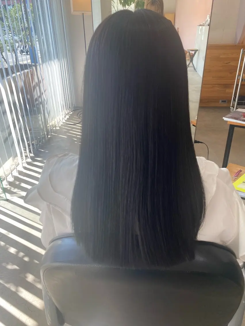 ロング 福島 優夢のヘアスタイル