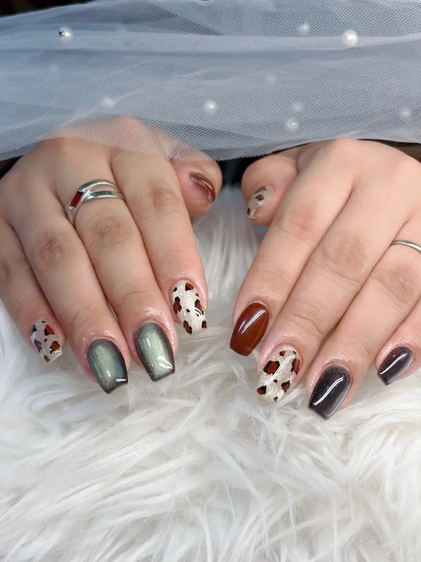 ネイル アートネイル オーロラネイル チークネイル 長さ出し フットネイル ハンドネイル Chan nailsのネイルデザイン