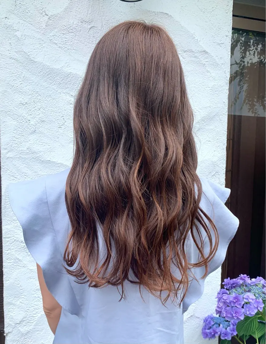 セミロング カット 縮毛矯正 トリートメント 大同 洋樹のヘアスタイル