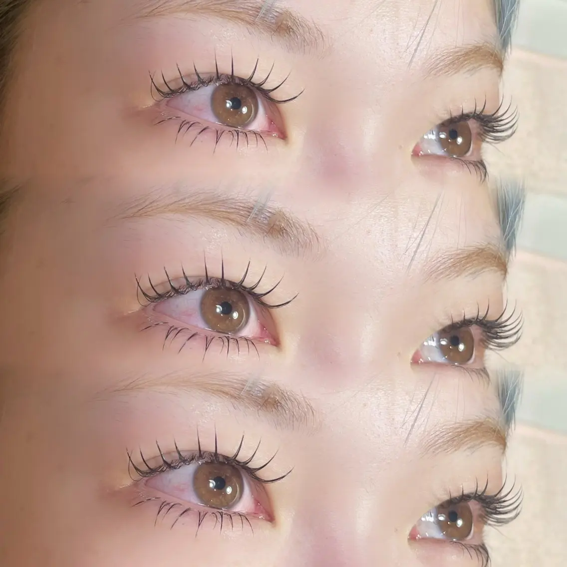 🩶マツエク🩶フラットラッシュ【120本】➕下まつ毛の写真