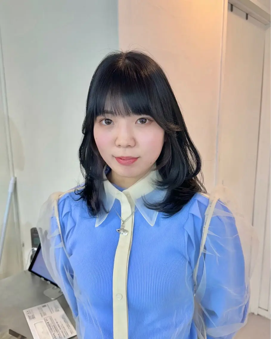 セミロング カラー ブリーチ ケアブリーチ インナーカラー 韓国風ヘア カット ヘアカラー トリートメント インナーカラー/レイ ヤーカット♡/マキシのヘアスタイル