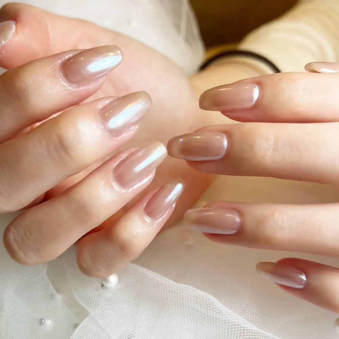 ネイル ミラーネイル ハンドネイル Lilibeauty salonのネイルデザイン