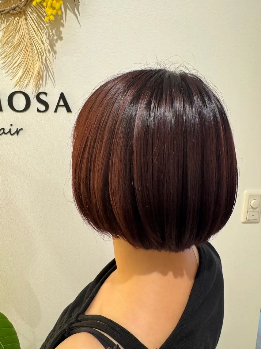 ショート ヘアカラー トリートメント 平田 愛奈のヘアスタイル
