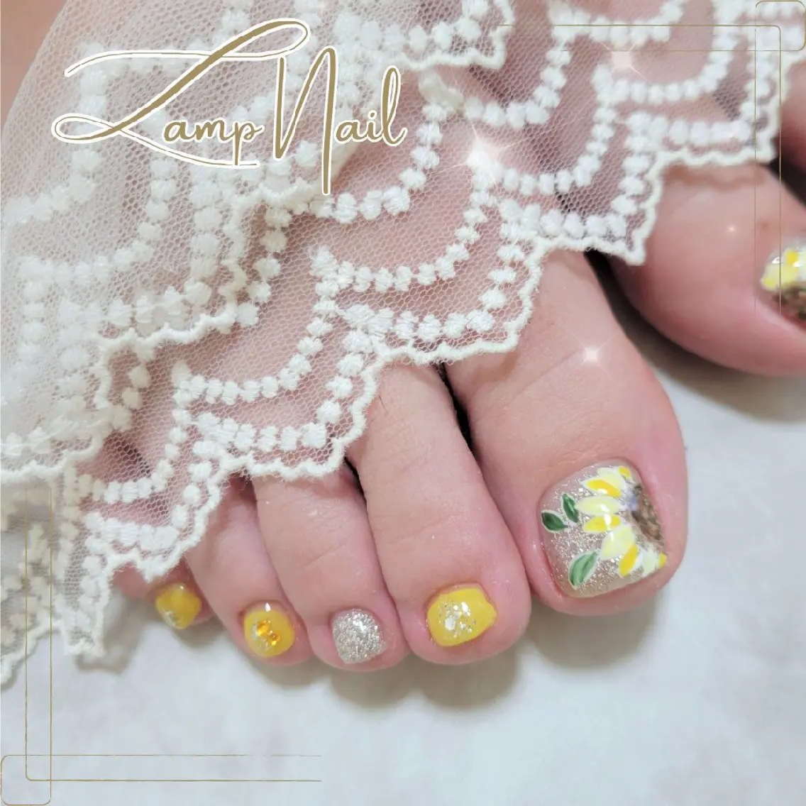 ネイル フットネイル Lamp Nailのネイルデザイン