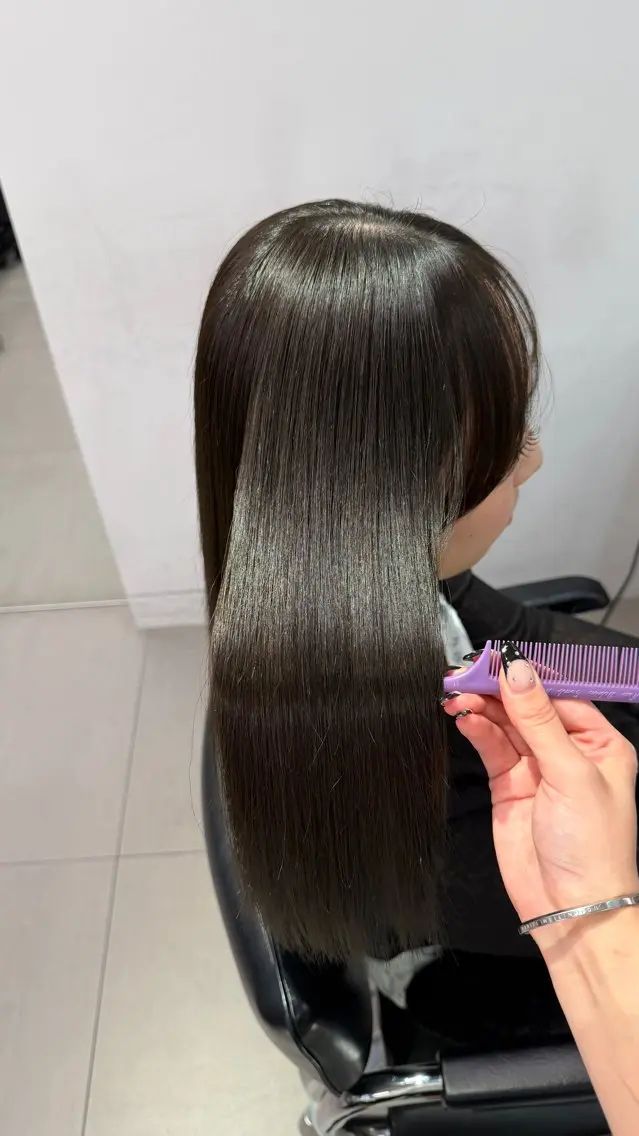 ロング カラー カット ヘアカラー トリートメント naturalカラー / Rukaのヘアスタイル