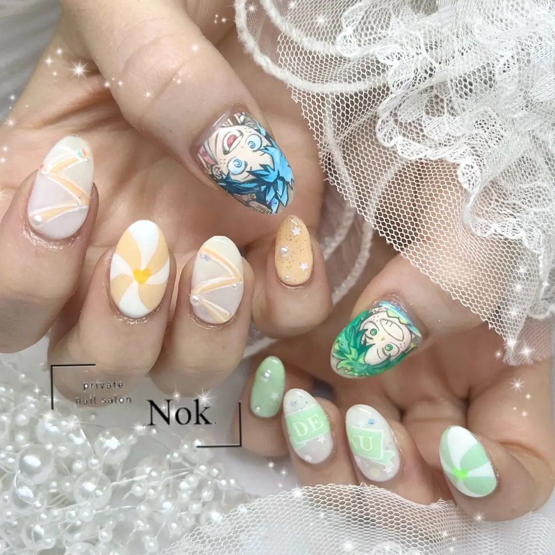 ネイル ハンドネイル 池袋痛ネイル Nok. 渡辺のネイルデザイン