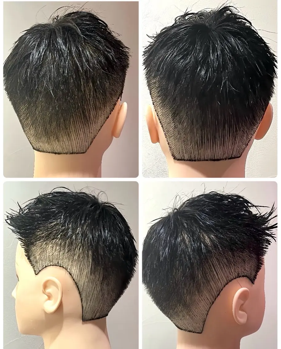 メンズ フェードカット ウルフ・ハイレイヤー 🌟ナカノ・ユウヤのヘアスタイル