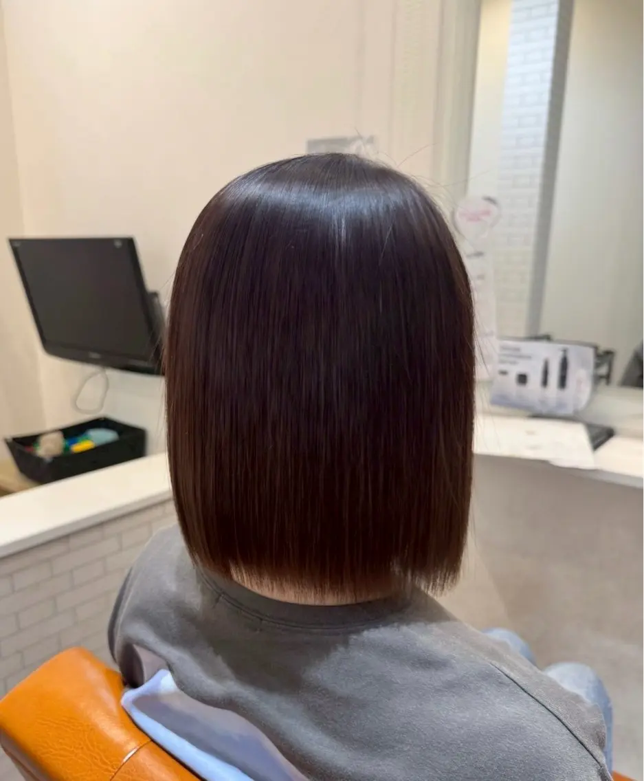ミディアム ヘアカラー トリートメント 佐々木 涼子のヘアスタイル