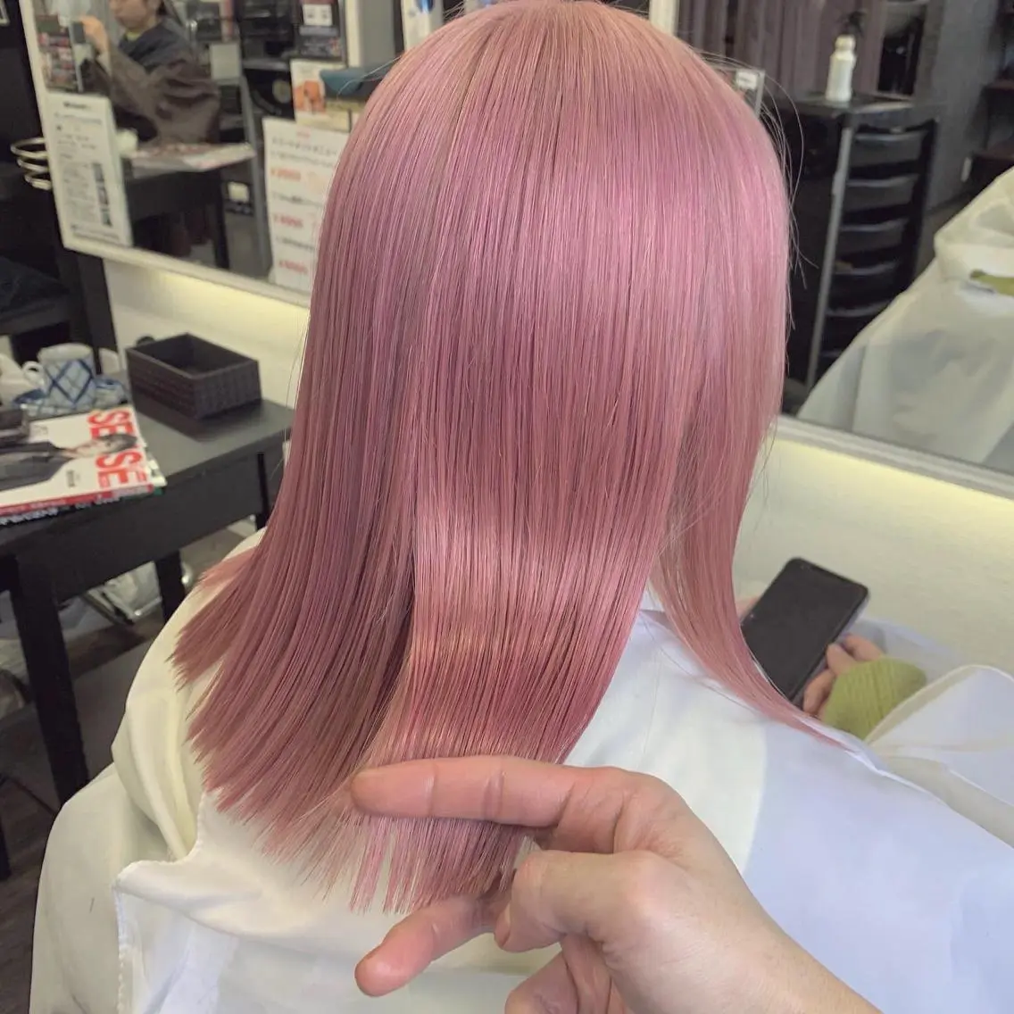 ミディアム ヘアカラー 佐藤 香太のヘアスタイル