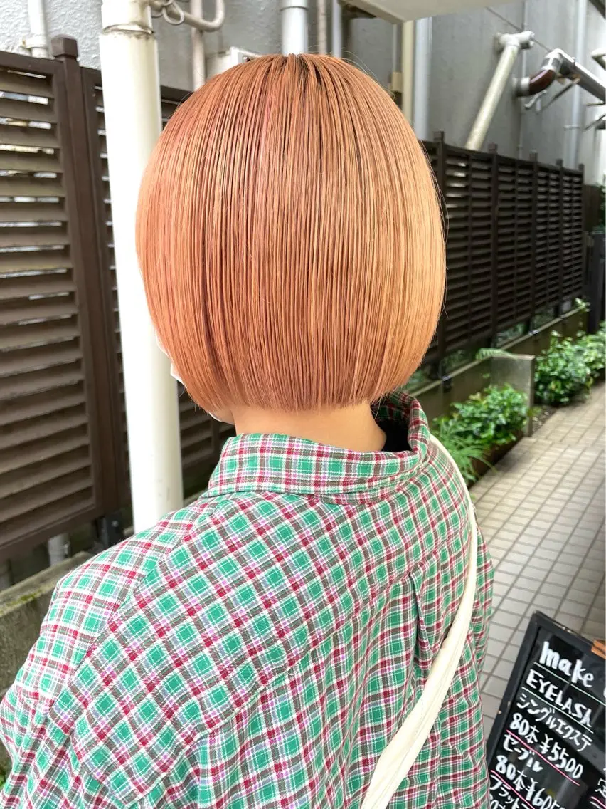 ショート カラー カット ヘアカラー トリートメント 髪質改善 縮毛矯正/ レイヤー/銀座/本木のヘアスタイル