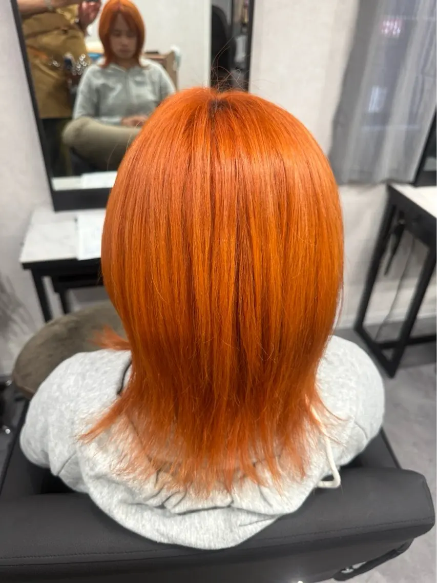 ミディアム カラー ヘアアレンジ アイ ﾁｬﾝ🐱のヘアスタイル
