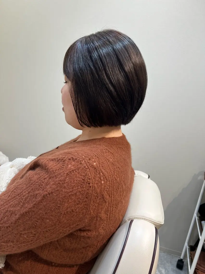 ショート ショートボブ ボブ ショートヘア カット ヘアカラー 🫧ツヤ髪個室美容室 安食茉莉🫧のヘアスタイル