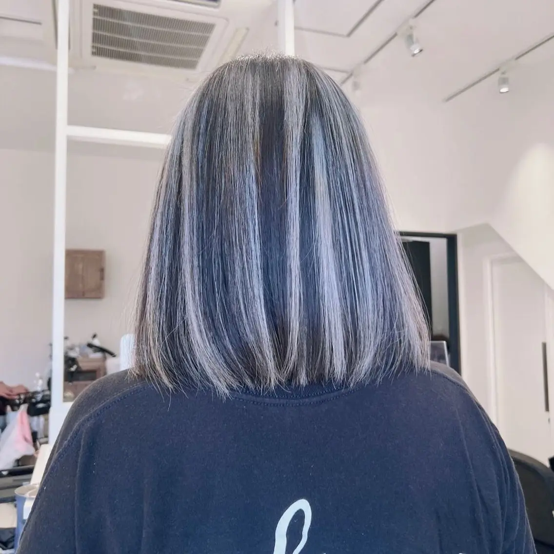 ミディアム カラー ブリーチ ケアブリーチ 髪質改善 ヘアカラー 福西 洋斗のヘアスタイル