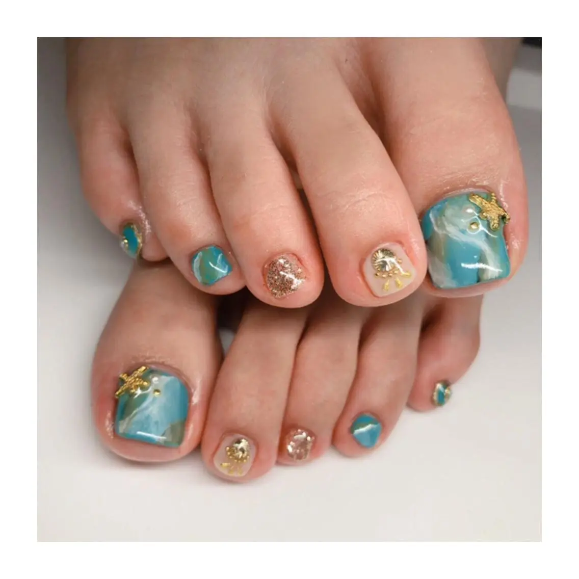 ネイル フットネイル Nailsalon -Aのネイルデザイン