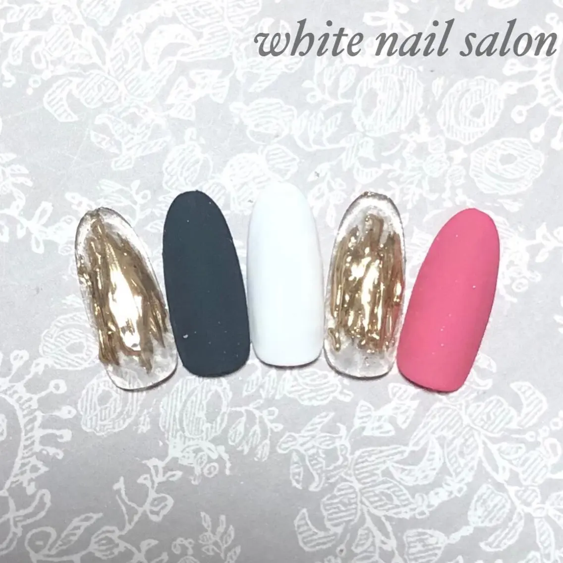 ネイル フットネイル ジェルネイル ハードジェル オフィスネイル スカルプネイル ハンドネイル white nail salonのネイルデザイン