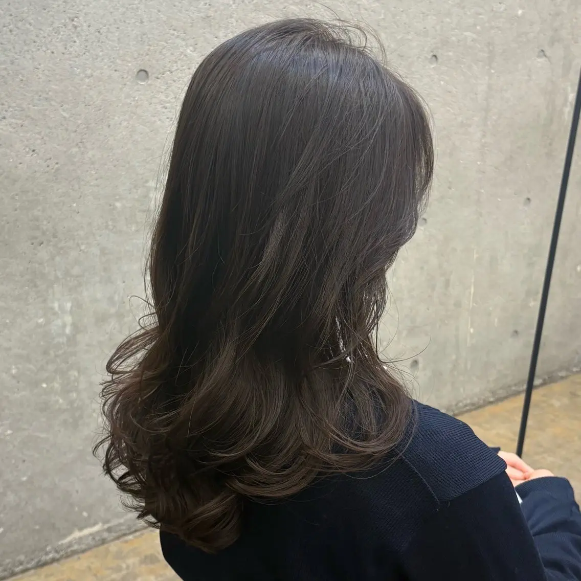 セミロング パーマ カット パーマ 顔周りだけで垢抜ける レイヤー/小池 祐のヘアスタイル