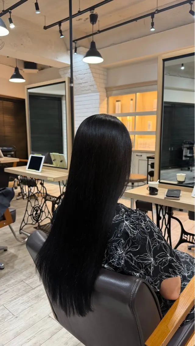 ロング カラー トリートメント ヘアカラー Harue ·͜·のヘアスタイル