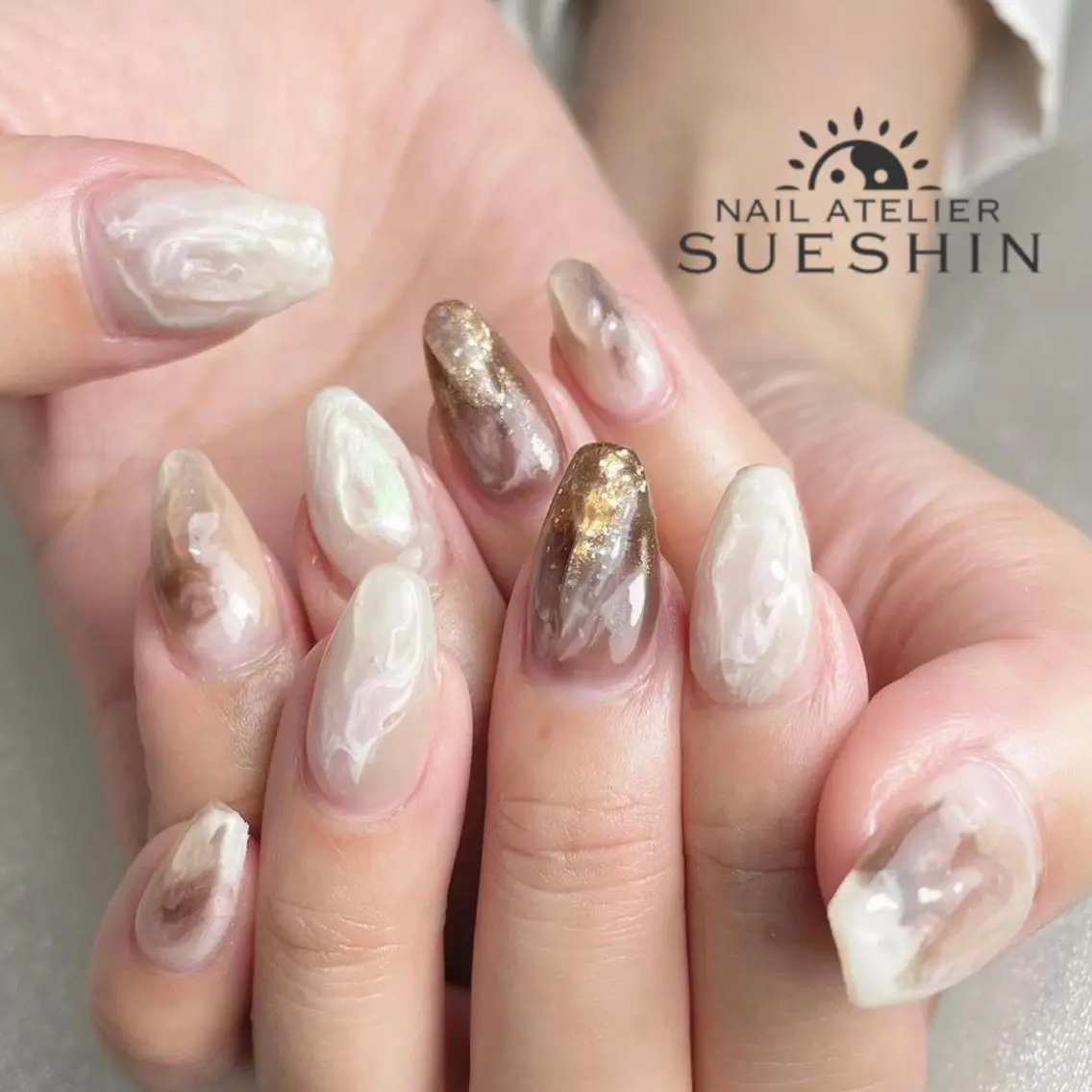 ロング S ueshinのネイルデザイン