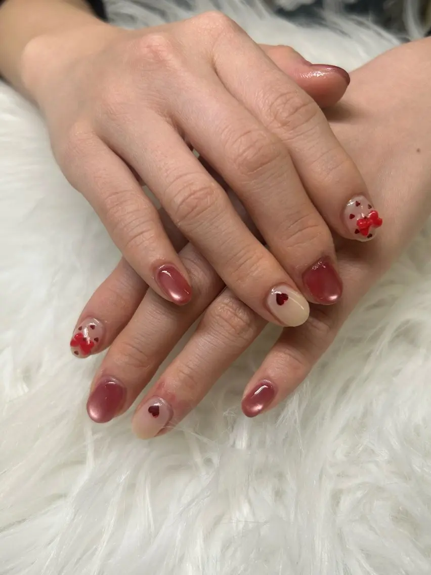 セミロング ハンドネイル nail salon chai Asakaのネイルデザイン