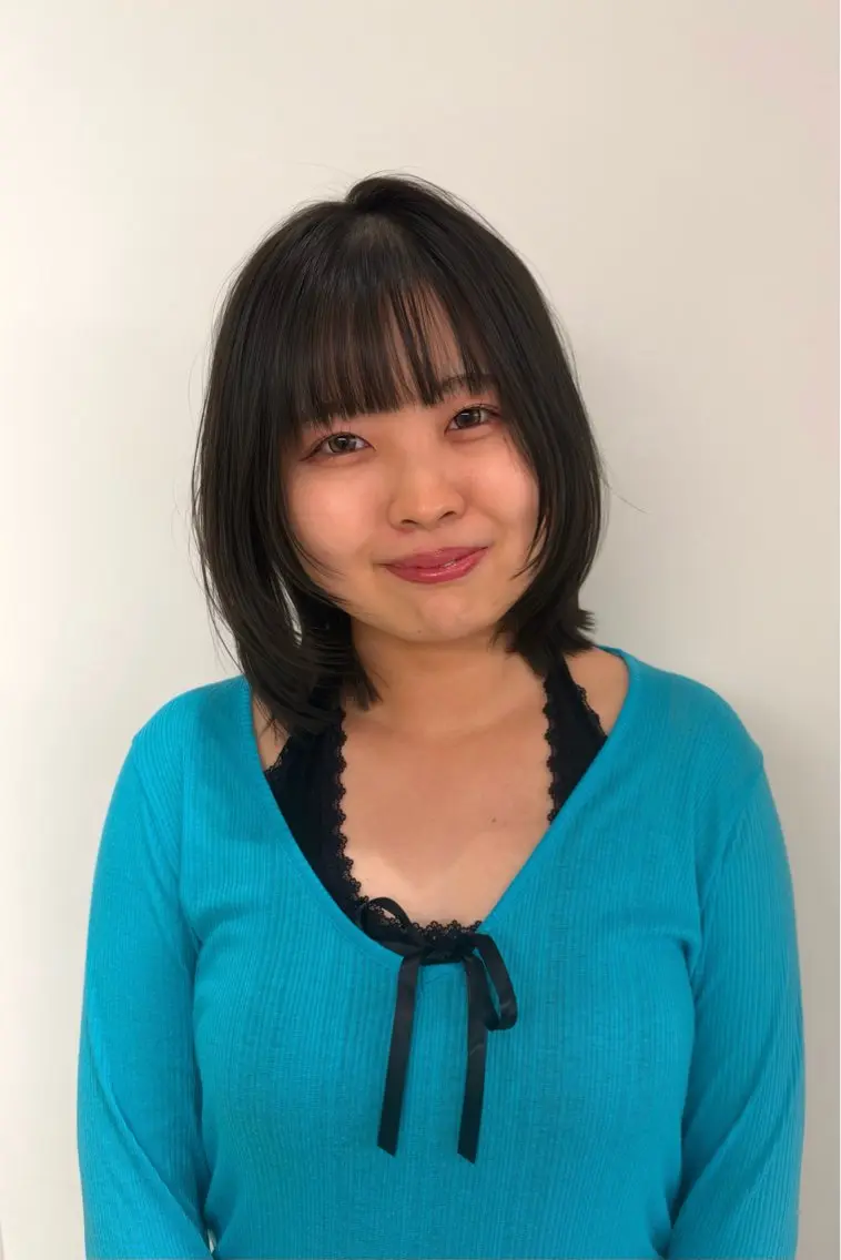 ミディアム カラー カット ヘアカラー トリートメント Kasumi | くすみブラウン×渋谷のヘアスタイル