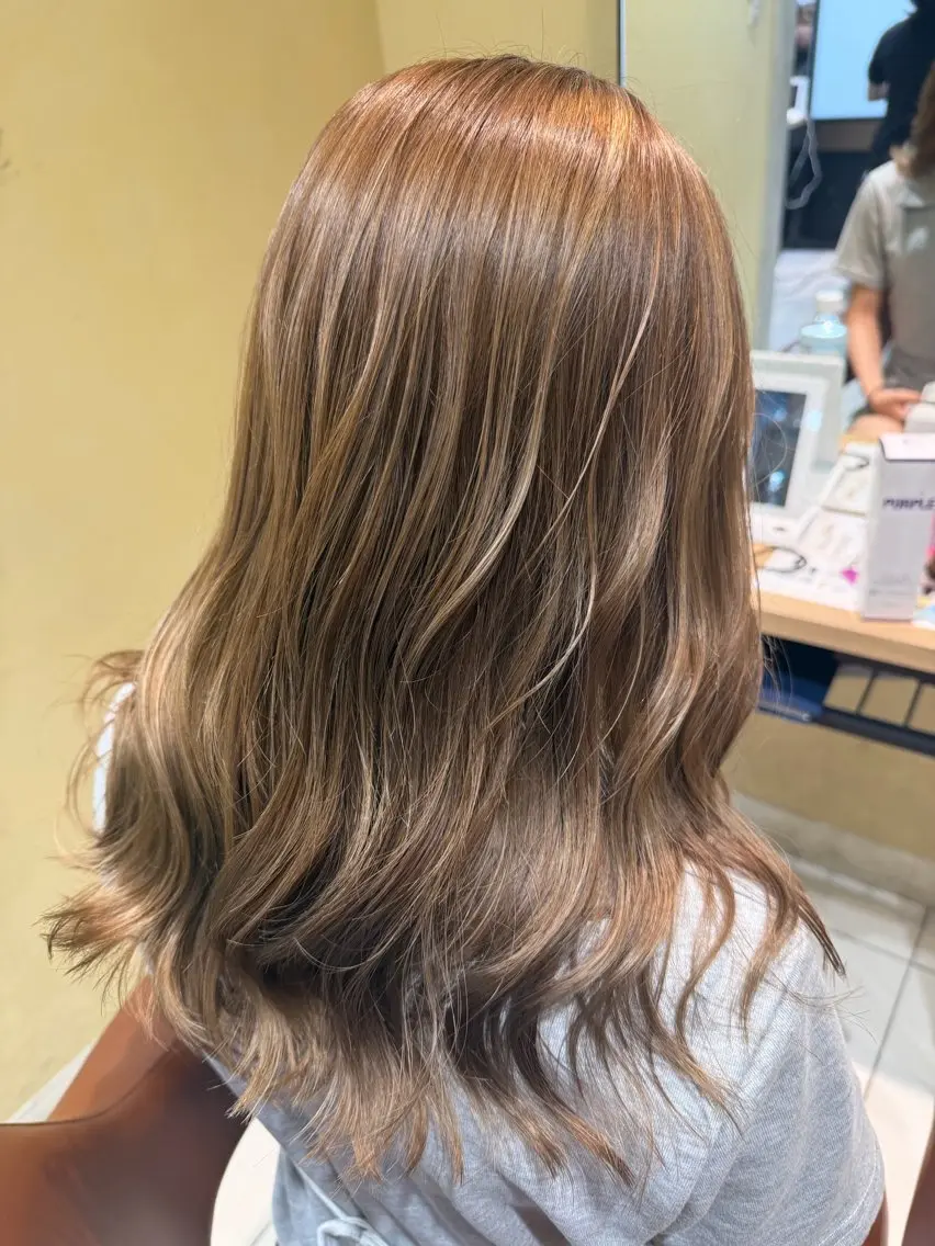 ロング カラー ヘアカラー 【代表】ショート カット平川のヘアスタイル