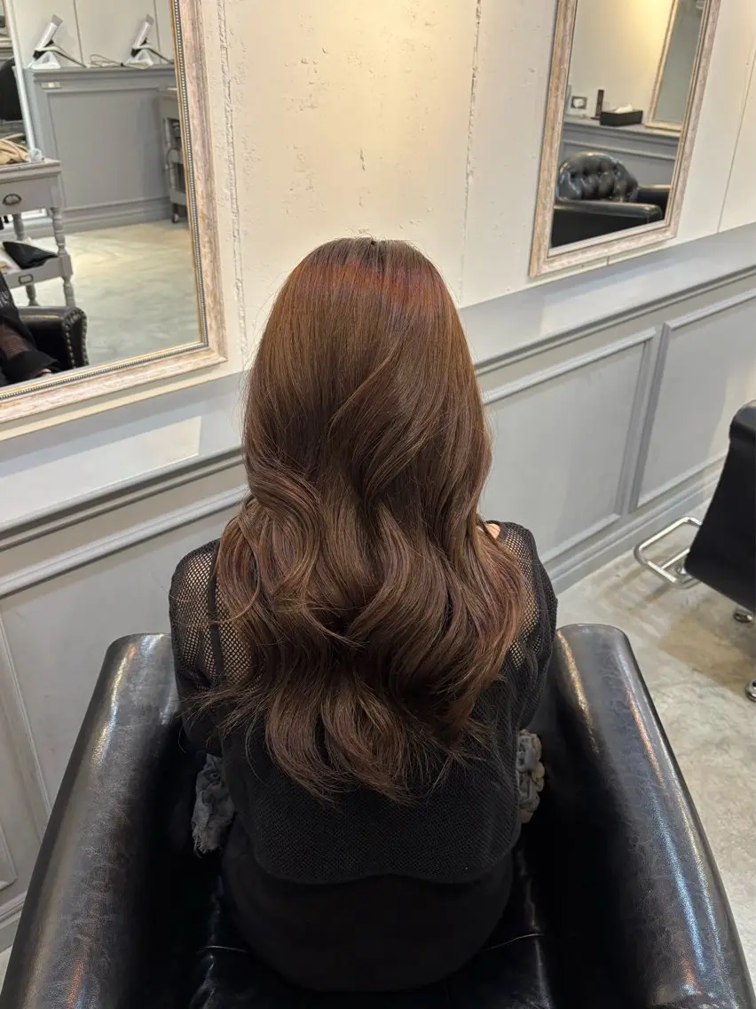 ロング カラー 関口 玲那のヘアスタイル