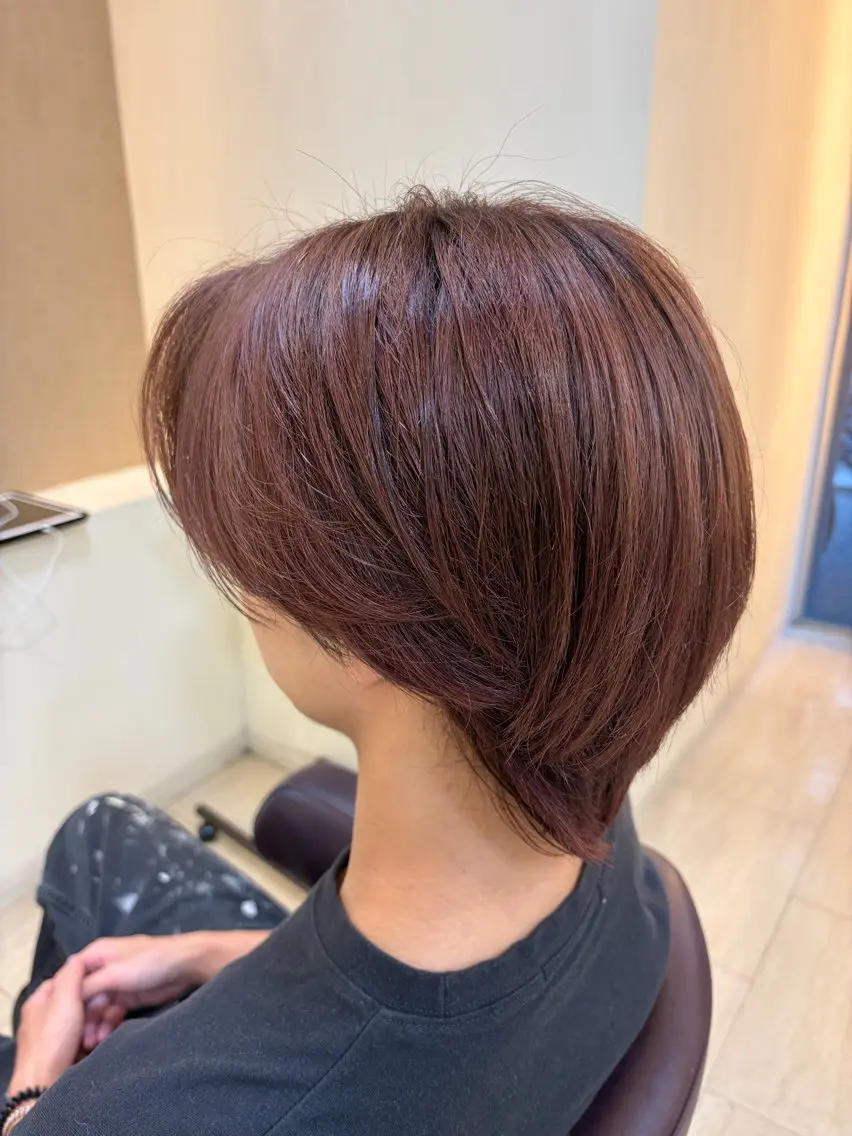 カラー メンズ 西村 瑠菜のヘアスタイル