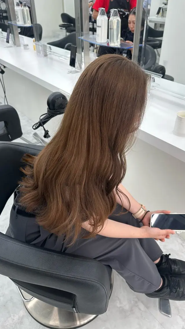 ロング カラー ヘアカラー ヘッドスパ ヘアセット 似合わせstyle ❤︎misaki❤︎のヘアスタイル