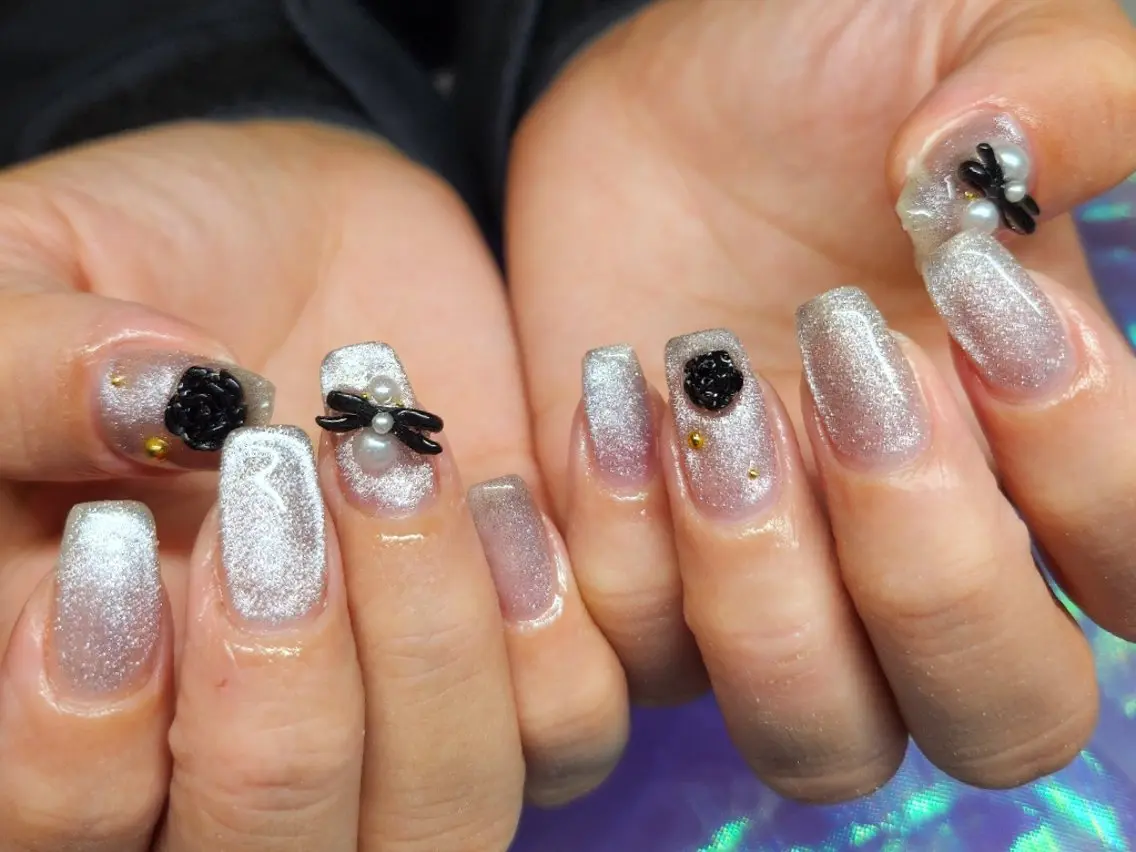 ネイル ハンドネイル 💜bora .のネイルデザイン