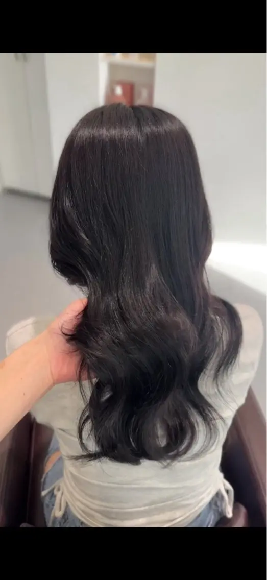 ロング ヘアカラー トリートメント ️🫧透明感カラー& 髪質改善🎀いさきのヘアスタイル