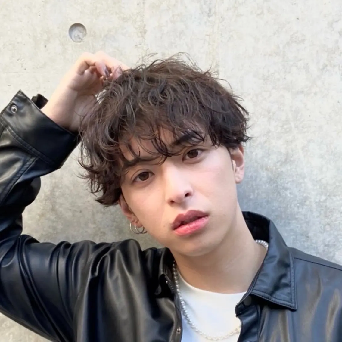カラー パーマ メンズ カット パーマ ヘアセット yukiho❤️ GAUDI 池袋のヘアスタイル