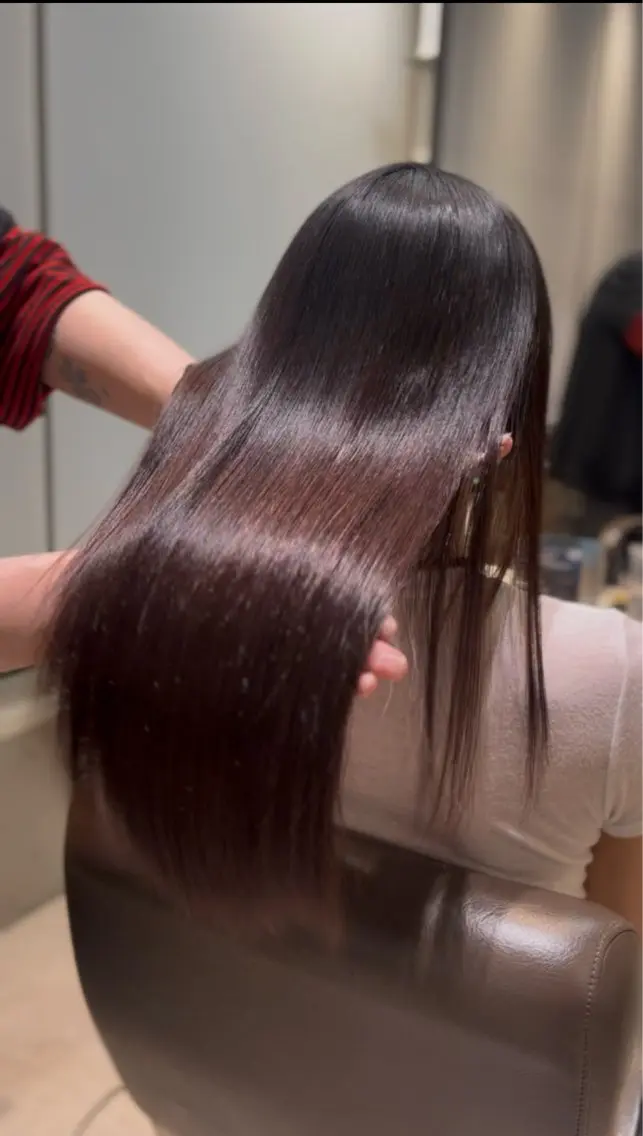 ロング 縮毛矯正 💎艶髪職人🥇極 縮毛矯正💎小穴侑哉のヘアスタイル