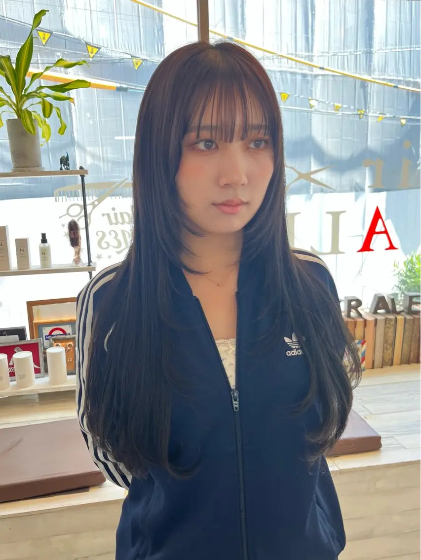 ロング 編み込みエクステ シールエクステ エクステ 韓国風ヘア レイヤーカット エクステ ハイトーン 💭黒崎ハルカのヘアスタイル