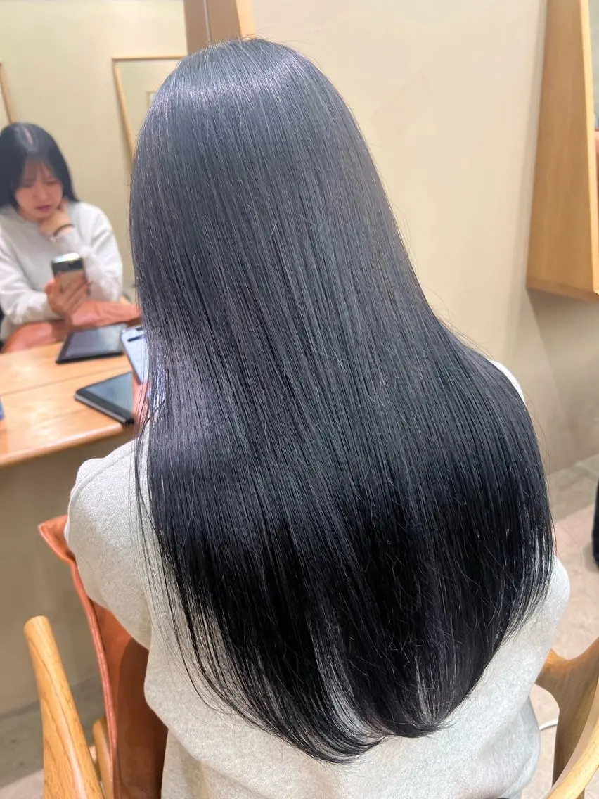 【平日限定クーポン！】🌿透明感抜群カラー＋ナノスチームトリートメント🫧の写真