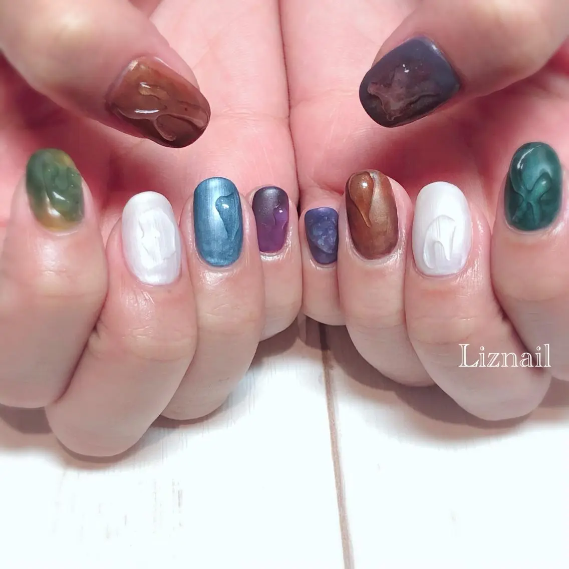 ネイル ハンドネイル Rawr / saoriのネイルデザイン
