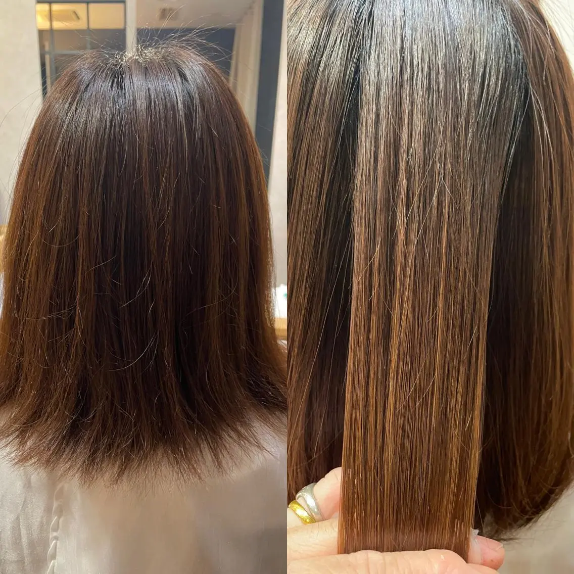 ミディアム トリートメント 酸熱トリートメント オオニシ アキラのヘアスタイル