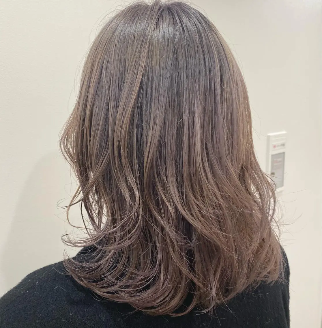 ミディアム カラー マンツーマン女性 美容師 奏のヘアスタイル