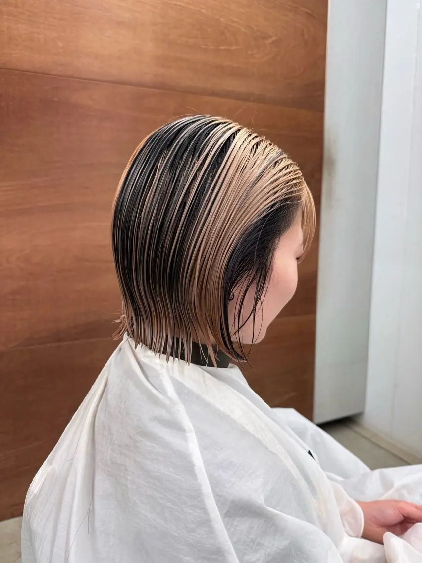 ショート カラー ヘアカラー トリートメント 関 京磨のヘアスタイル
