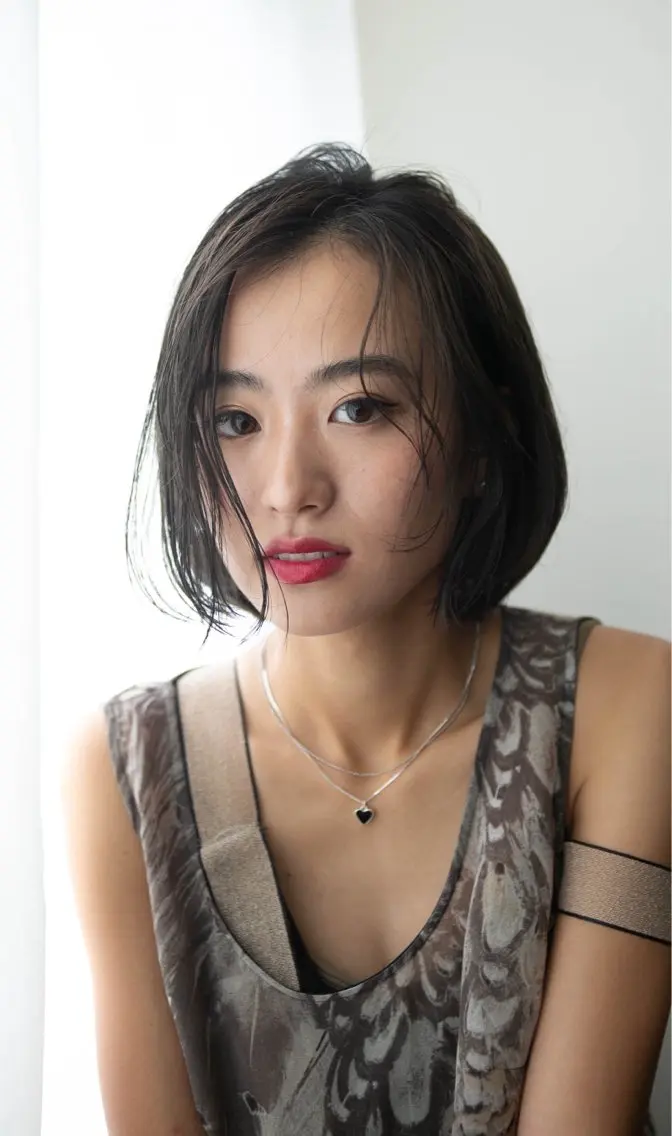 撮影モデルの写真