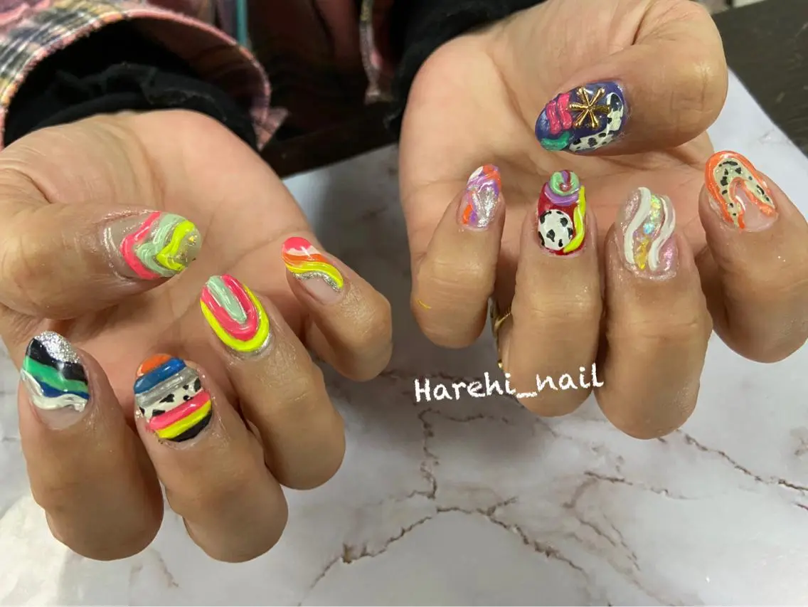 ネイル ハンドネイル Harehi_ nailのネイルデザイン