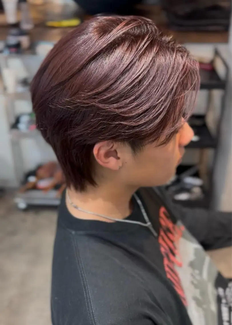 ショート カラー カット ヘアカラー トリートメント 透明感カラー 渋谷美容師みひろのヘアスタイル