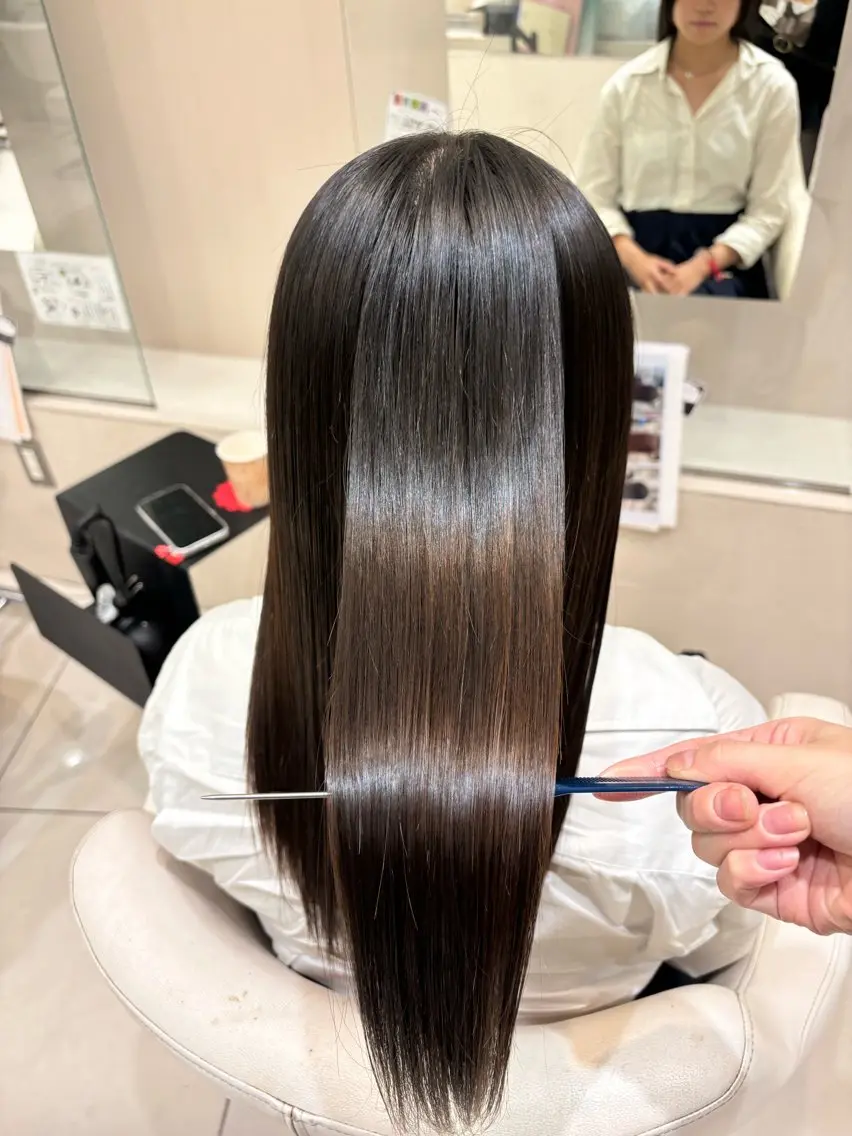 セミロング 髪質改善 トリートメント 🫧髪質改善🫧山口 碧のヘアスタイル