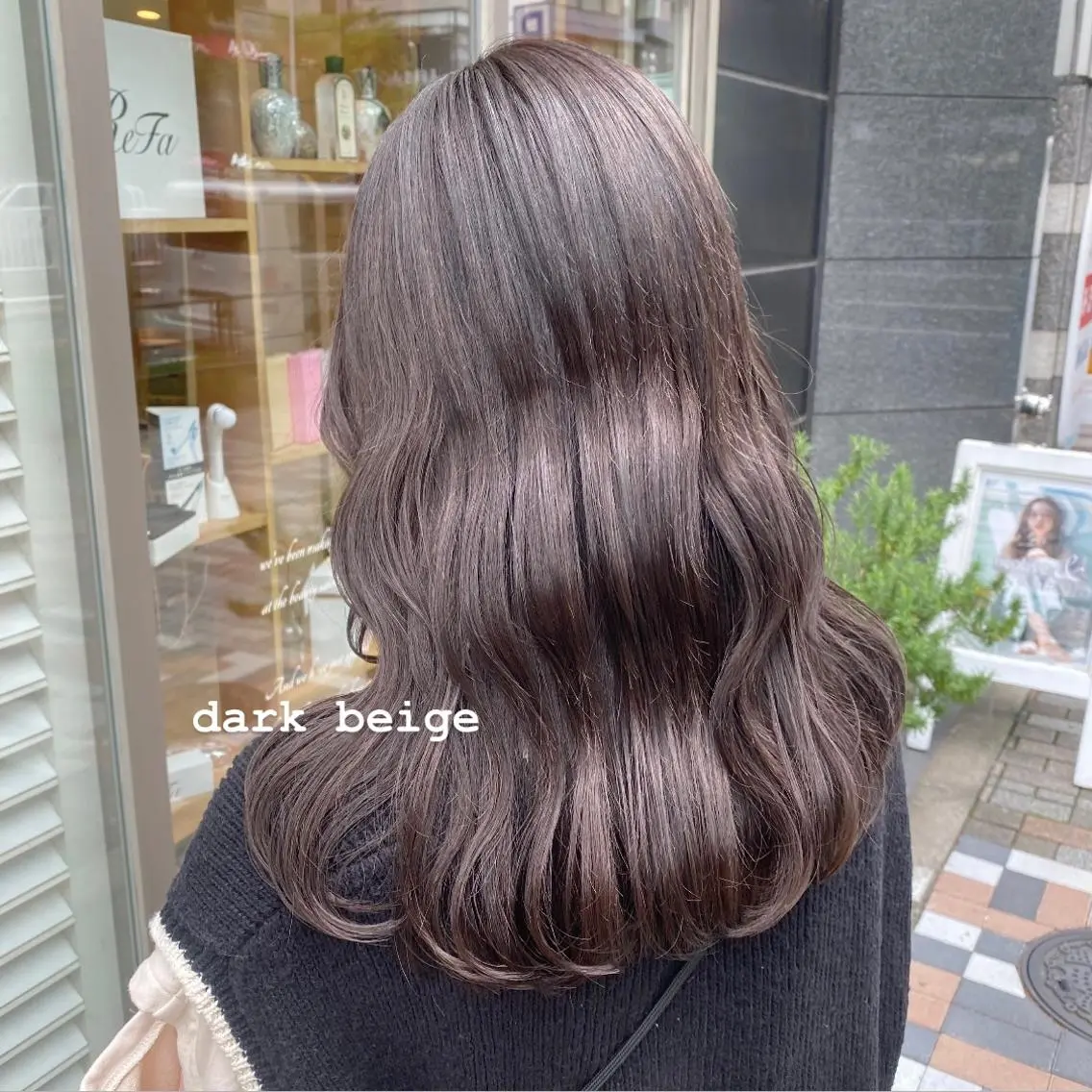 セミロング カラー ベージュカラー ツカハラ　リリカ 👒柔らかカラー👒のヘアスタイル