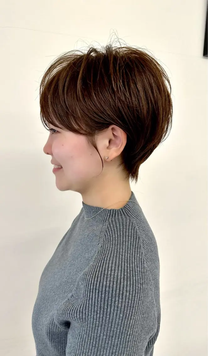 ショート くびれヘア ショートヘア 小池 功のヘアスタイル