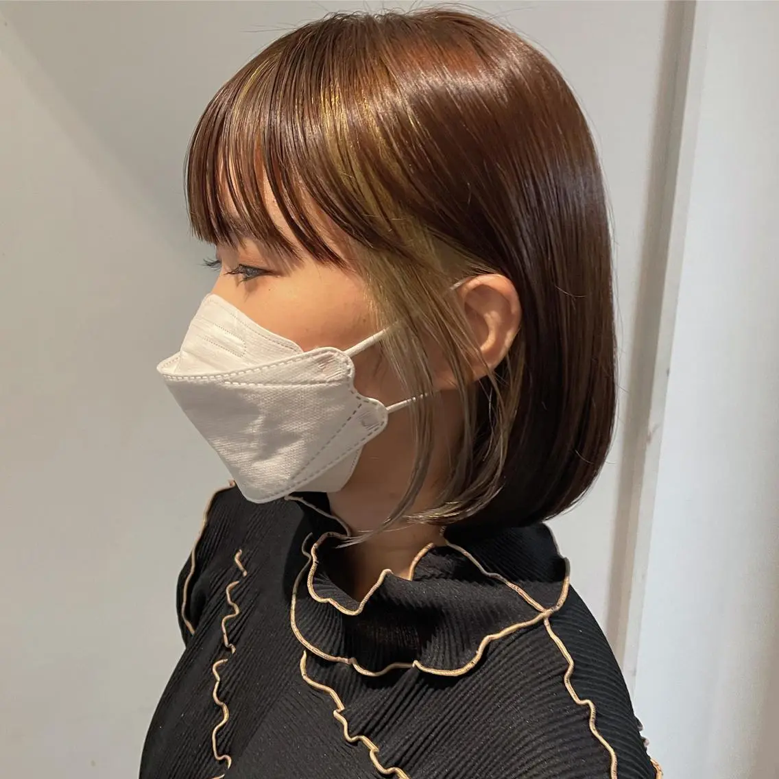 ショート カラー ブリーチ インナーカラー ブリーチなしカラー ヘアカラー ｔｏ ｋｉのヘアスタイル