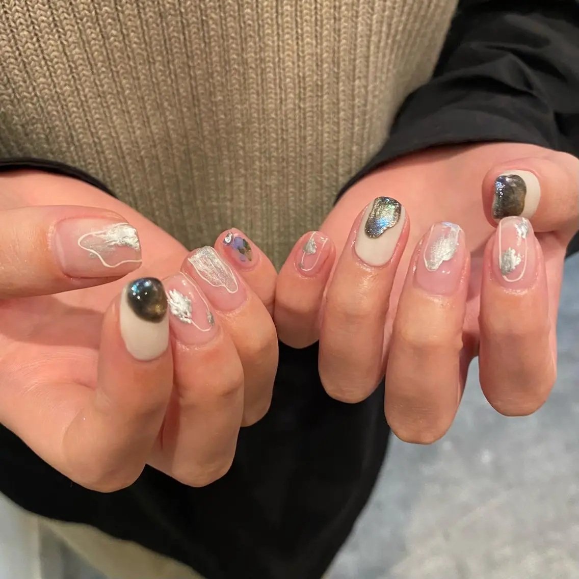 ネイル 春ネイル ハンドネイル 栗林 実莉のネイルデザイン