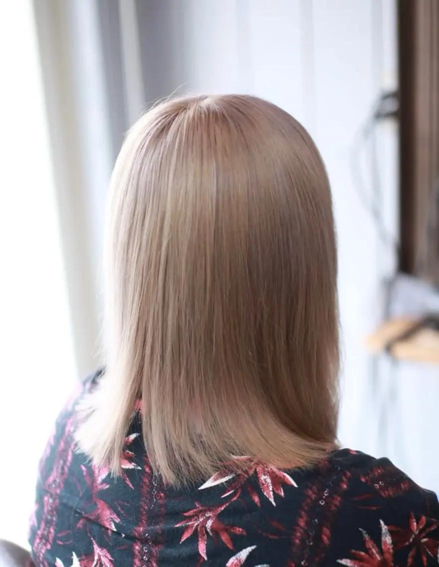 ミディアム カラー カット ヘアカラー トリートメント 大西 カズマのヘアスタイル
